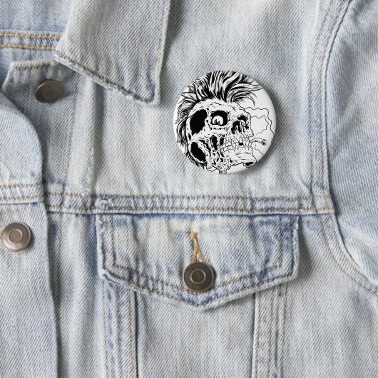 Punkskull Knopf Button (Beispiel)