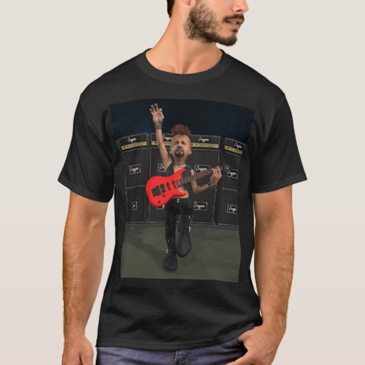 Punksters Guitarist T-Shirt (Vorderseite)