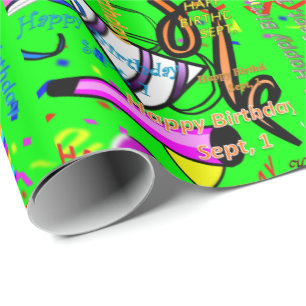 Punkt, 1 Kindergeburtstag Geschenkpapier