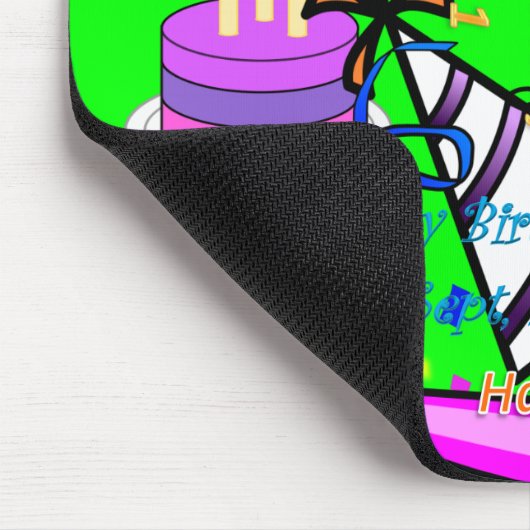 Punkt, 1 Kindergeburtstag Mousepad (Ecke)