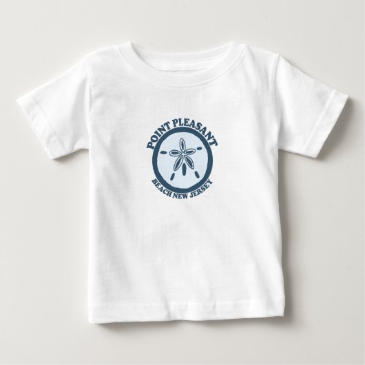 Punkt-angenehmer Strand Baby T-shirt (Vorderseite)