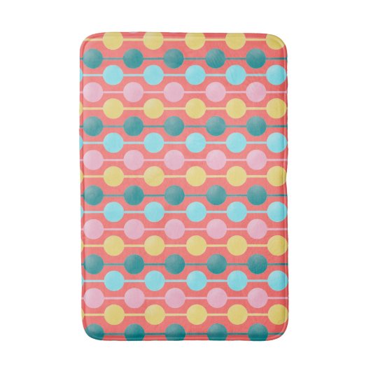 Punkt-Badmatte der Zitrone frische Badematte (Vorderseite Vertikal)