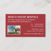 Punkt Betsie Leuchtturm Visitenkarte (Rückseite)