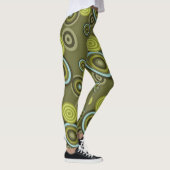 Punkt Blume bringen Leggings ins Grün (Rechts)