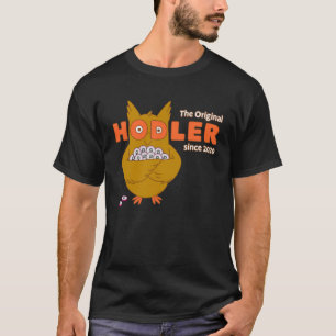 Punkt Crypto Owl Hodler Holding auf DOT T-Shirt