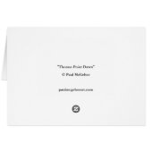 Punkt-Dämmerungs-" Karte Pauls McGehee "Thomas (Rückseite Horizontal)