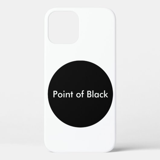 Punkt des Schwarzen Case-Mate iPhone Hülle (Rückseite)