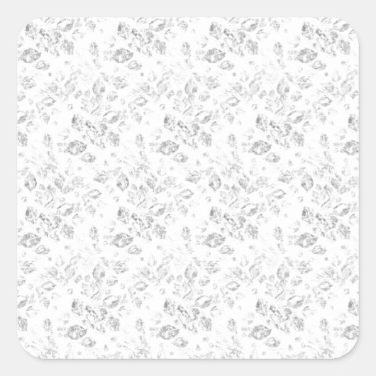 Punkt Design 42 Quadratischer Aufkleber (Vorderseite)