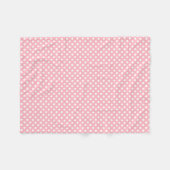 Punkt Design Light Pink Fleecedecke (Vorderseite (Horizontal))