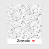 Punkt Design Nine Aufkleber (Blatt)