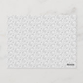 Punkt Design Nine Postkarte (Rückseite)