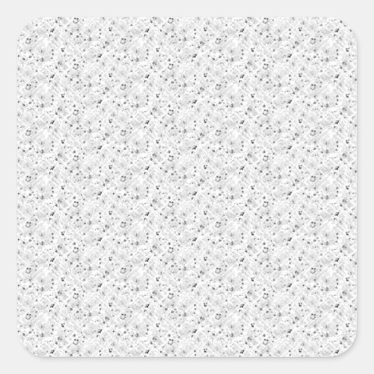 Punkt Design Nine Quadratischer Aufkleber (Vorderseite)