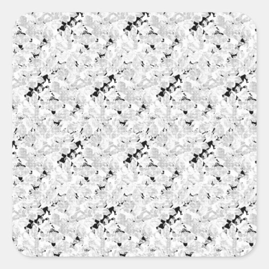 Punkt Design Vierter Quadratischer Aufkleber (Vorderseite)