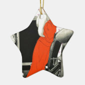 Punkt flapper keramik ornament (Links)