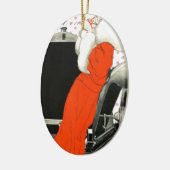 Punkt flapper keramikornament (Links)