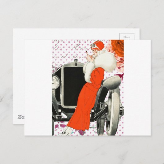 Punkt flapper postkarte (Vorne/Hinten)