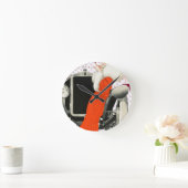 Punkt flapper runde wanduhr (Zuhause)