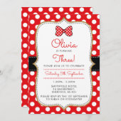 Punkt-Geburtstagsfeier Einladung (Vorne/Hinten)