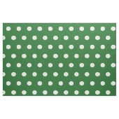 Punkt in Grün und Weiß DIY-Hobby Stoff (Fat Quarter (45,7 x 55,9 cm))