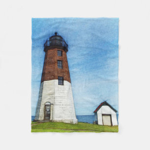 Punkt-Judith-Leuchtturm Fleece-Decke Fleecedecke