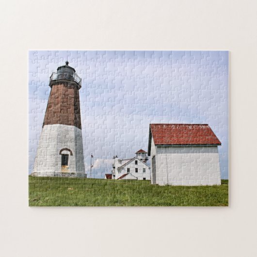 Punkt-Judith-Leuchtturm, Rhode Island Puzzlespiel Puzzle (Horizontal)