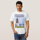 Punkt-Judith-Leuchtturm, Rhode Island T - Shirt (Vorne ganz)
