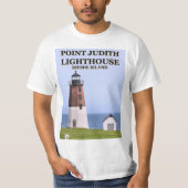 Punkt-Judith-Leuchtturm, Rhode Island T - Shirt (Vorderseite)