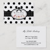 Punkt-kleine Kuchen Visitenkarte (Vorne/Hinten)