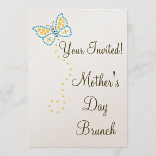 Punkt-Kunst-Schmetterlings-Einladung Einladung