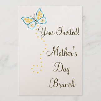 Punkt-Kunst-Schmetterlings-Einladung Einladung