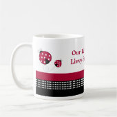 Punkt Ladybugs Trendy Custom Foto Tasse (Links)