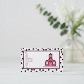 Punkt-Logo-Karte Visitenkarte (Stehend Vorderseite)