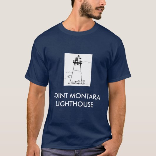 Punkt Montara Leuchtturm T-Shirt (Vorderseite)