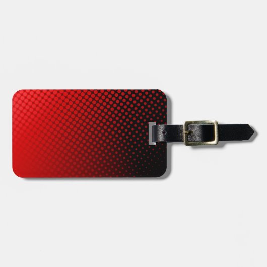 Punkt-Muster Gepäckanhänger (Vorderseite horizontal)