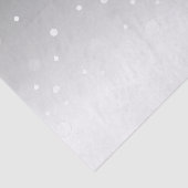 Punkt-Muster Ombre graues Weiß Seidenpapier (Ausschnitt)