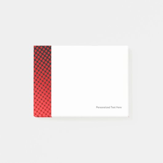 Punkt-Muster Post-it Klebezettel (Vorderseite)