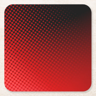 Punkt-Muster Rechteckiger Pappuntersetzer