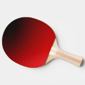Punkt-Muster Tischtennis Schläger (Seitenansicht)