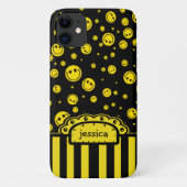 Punkt-Namensschablone Case-Mate iPhone Hülle (Rückseite)