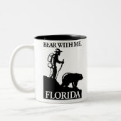 Punkt-Nordstudio "Bär mit mir" Florida Zweifarbige Tasse (Links)