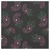 Punkt-Paisley-Druck des Stoff (Nahaufnahme)