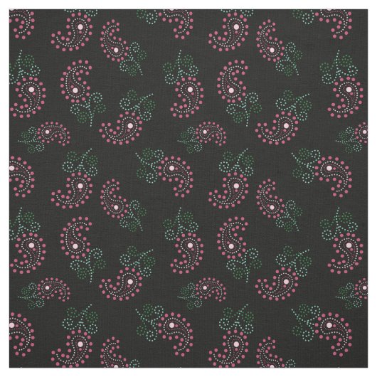 Punkt-Paisley-Druck des Stoff (Muster)