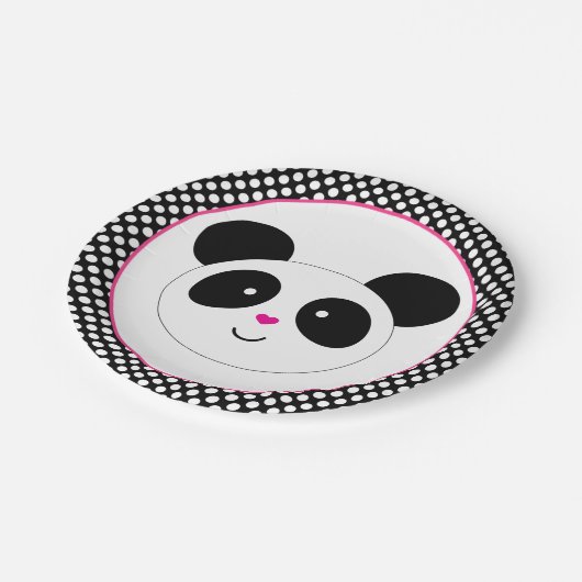 Punkt Panda Party Teller (Schrägansicht)