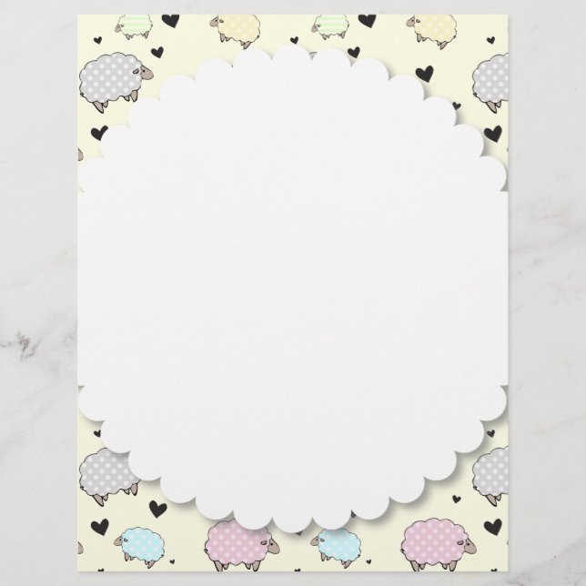 Punkt Pastel Sheep (Vorderseite)