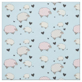 Punkt Pastel Sheep Stoff (Muster)