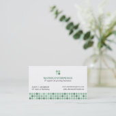 Punkt-Punkt-Punkt-Visitenkarten Visitenkarte (Stehend Vorderseite)