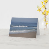 Punkt-Reyes-Strand - Gruß-Karte Karte (Gelbe Blume)