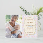 Punkt Sip und siehe Foto Einladung (Stehend Vorderseite)