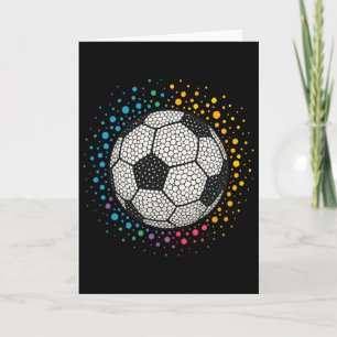 Punkt Soccer Lustiger Punkt-Tag für Jungen Kinder  Karte