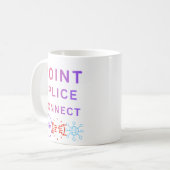 Punkt, Spleiß, Verbindung Kaffeetasse (Vorderseite Links)